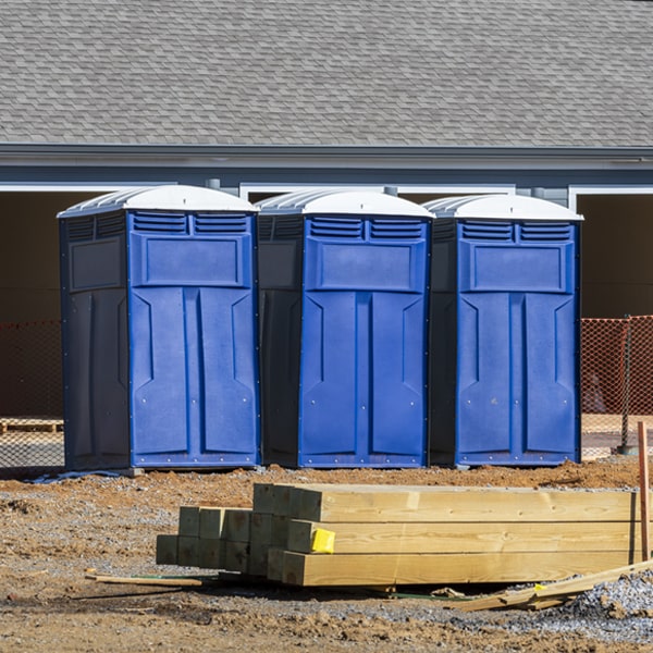 how can i report damages or issues with the porta potties during my rental period in Colburn ID